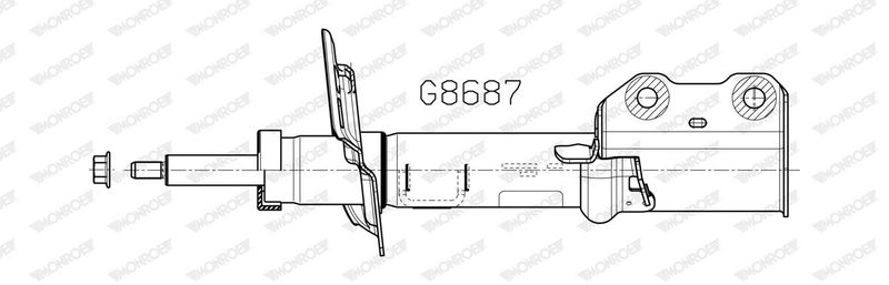 MONROE G8687 Амортизатор