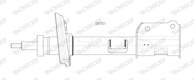 MONROE G8701 Аморт підв. JEEP COMPASS (MP, M6, MV, M7)(2016-) задн.прав.газ.(вир-во MONROE)