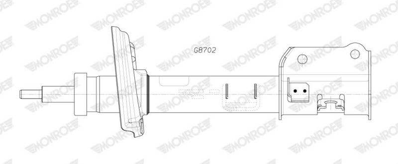 MONROE G8702 Аморт підв. JEEP COMPASS (MP, M6, MV, M7)(2016-) задн.лів.газ.(вир-во MONROE)