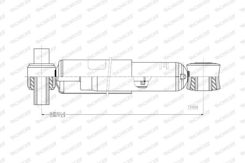 MONROE T1404 Амортизатор