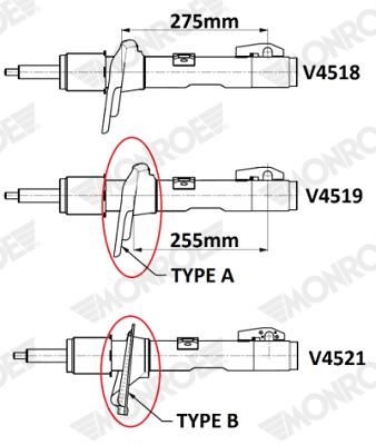 MONROE V4521 Амортизатор