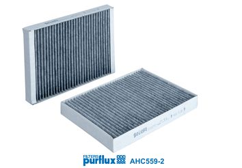 PURFLUX AHC5592 Фільтр салону MB S-class (W221/W222/V222/X222/C215-C217) 05-19 (вугільний) (к-кт 2шт.)