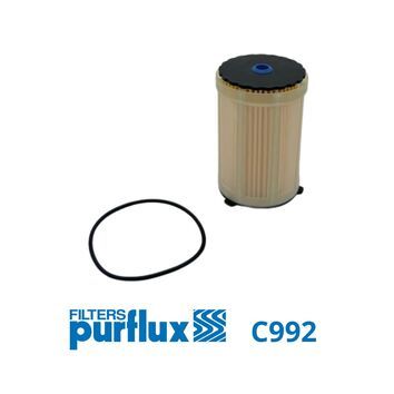 PURFLUX C992 Фільтр паливний Citroen Jumper/Peugeot Boxer 2.0-2.2 BlueHDI 18-/Opel Movano/Fiat Ducato 2.2D 21-