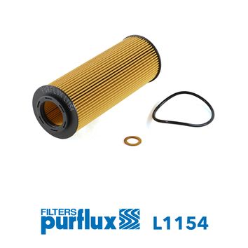 PURFLUX L1154 Фільтр масляний Hyundai iX55 3.0 CRDi V6 24V 08-12 (4WD)