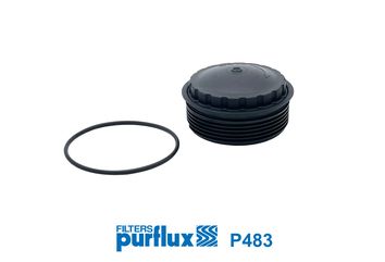 P483 Кришка, корпус оливного фільтра (PURFLUX)