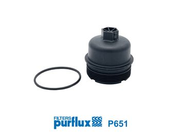 P651 Кришка, корпус оливного фільтра (PURFLUX)