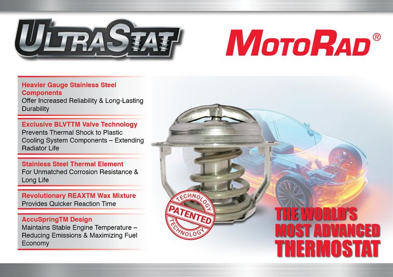 MOTORAD 528182K Термостат Mitsubishi Pajero 1.8-2.0/2.5 TDI/3.2 DI-D 90-/Peugeot 4008 1.8 HDi 12- (8