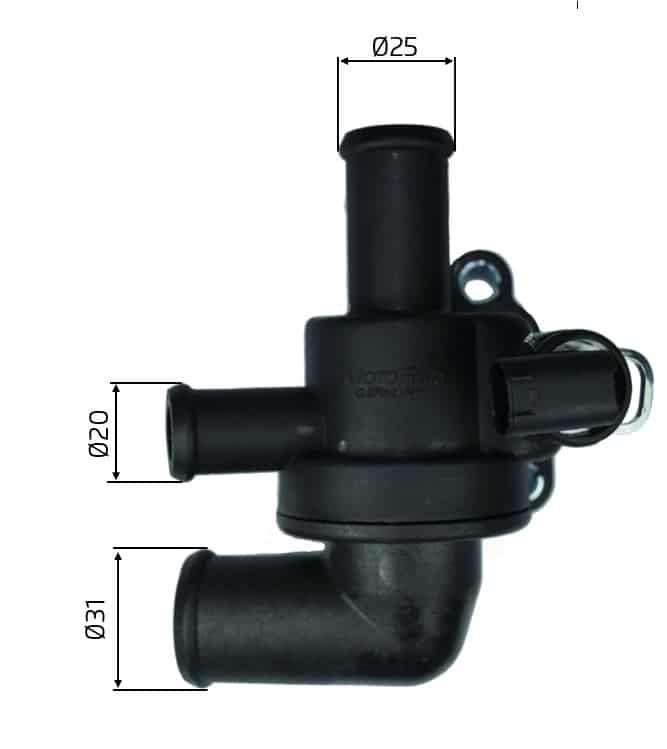 MOTORAD 54791K Термостат Smart (450/451) 0.8CDI (OM660) 99- (91°C)