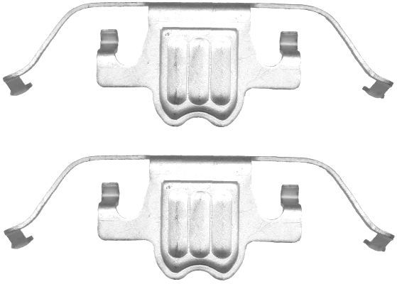 TEXTAR 82072700 Планка супорта (заднього) прижимна (к-кт) BMW 5 (E60)/X5 (E70)/X6 (E71/F16) 01- (Teves)