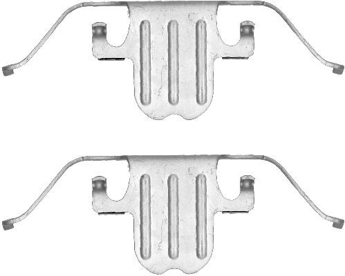 TEXTAR 82074500 Планка супорта (переднього) прижимна (к-кт) BMW 1 (E81/E87)/3 (E90-93)/5 (E60/F10) 03- (Ate-Teves)