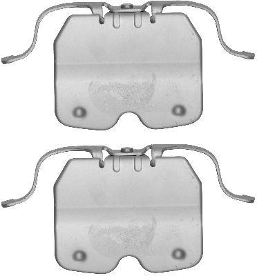 TEXTAR 82074600 Планка супорта (переднього) притискна (к-кт) BMW X5 (E70/F15/F85)/X6 (E71/E72/F16/F86) 06- (Teves)