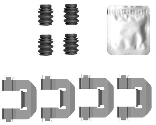 TEXTAR 82557600 Планка супорта (заднього) прижимна (к-кт) BMW 3 (G20/G21)/4 (G26/G23/G22) 18- (Mando)