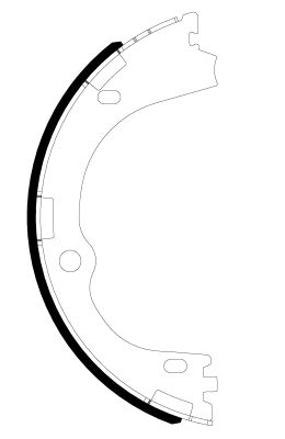 TEXTAR 91086300 Колодки ручника Hyundai Tucson 15-/Kia Sportage 16-