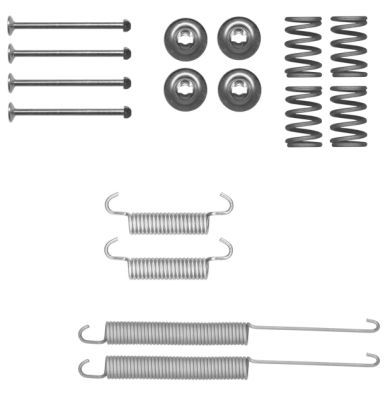 TEXTAR 97032800 Комплект пружинок колодок ручника VW Amarok 2.0 TDI 10-