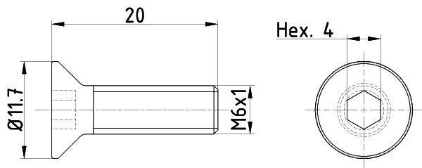 TEXTAR TPM0015 Гвинт, гальмівний диск
