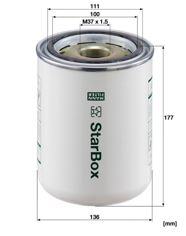 LB1374/29 Фільтр повітря (MANN)