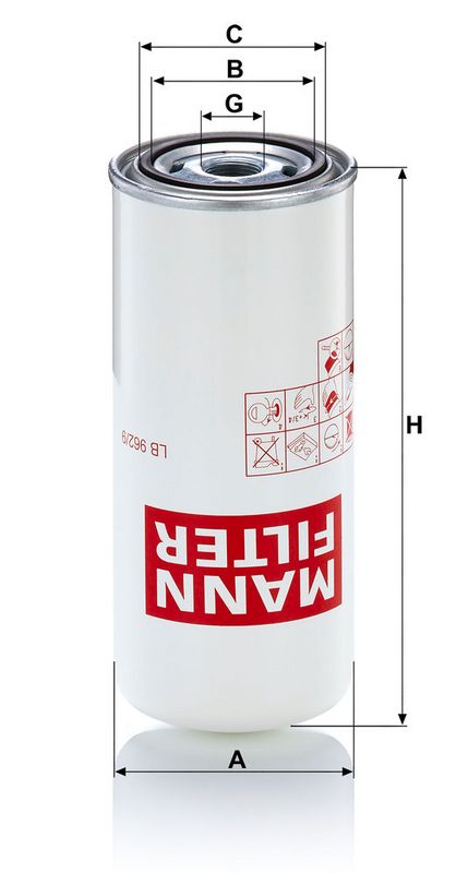 LB962/9 Фільтр повітря (MANN)