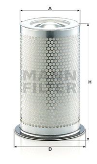 LE6005 Фільтр повітря (MANN)