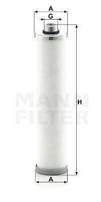 LE6008 Фільтр повітря (MANN)
