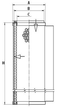 LE8006 Фільтр повітря (MANN)