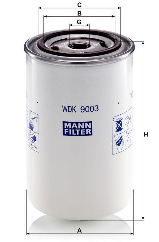 WDK9003 Фільтр палива (MANN)