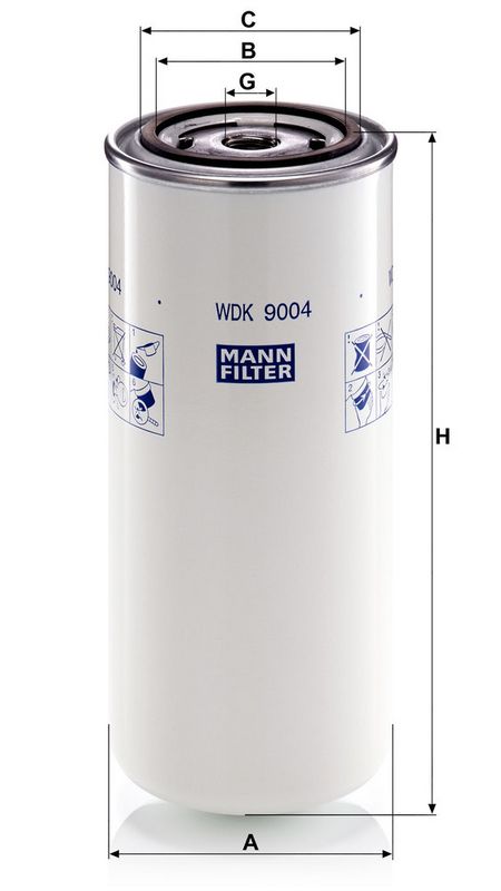 WDK9004 Фільтр палива (MANN)