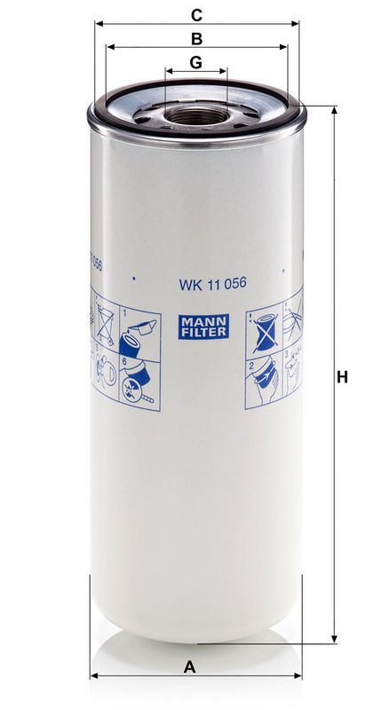 WK11056 Фільтр палива (MANN)