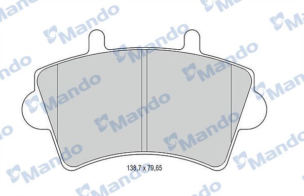 MBF015025 MANDO Гальмівні колодки до дисків