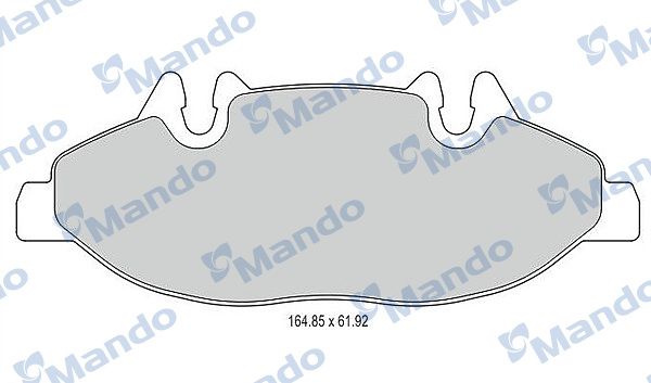 MBF015208 MANDO Гальмівні колодки до дисків