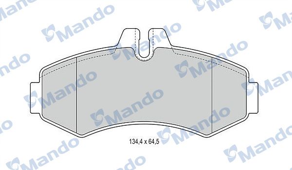MBF015660 MANDO Гальмівні колодки до дисків