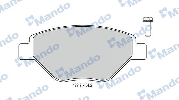 MBF015797 MANDO Гальмівні колодки до дисків