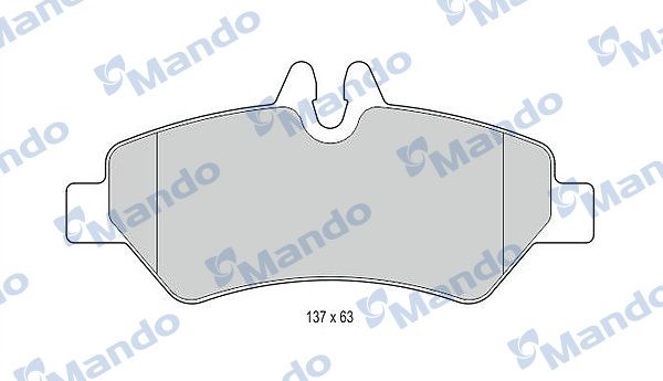 MBF016046 MANDO Гальмівні колодки до дисків