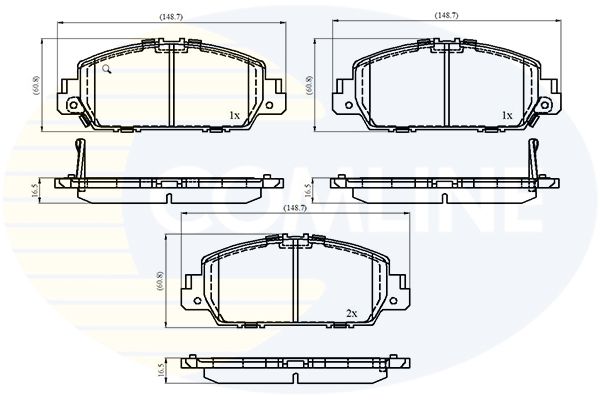 CBP32281 Comline - Гальмівні колодки до дисків