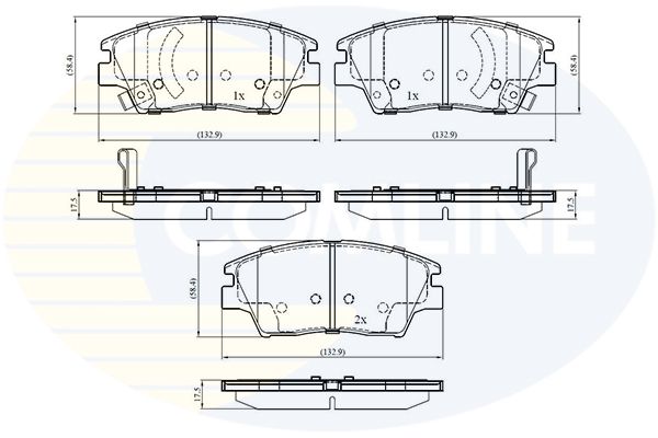CBP32322 Comline - Гальмівні колодки до дисків