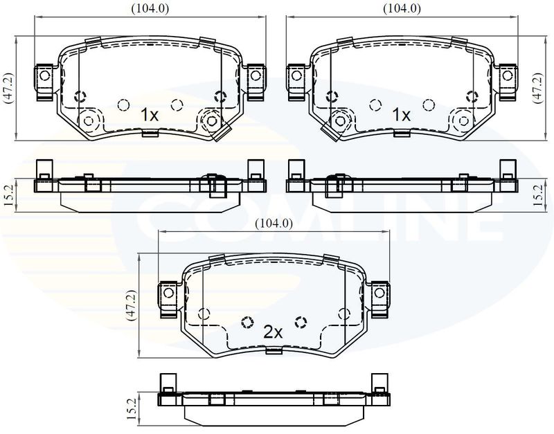 CBP32386 Comline - Гальмівні колодки до дисків