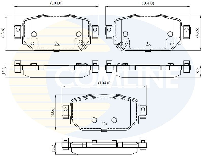 CBP32442 Comline - Гальмівні колодки до дисків