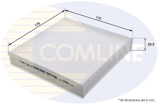 EKF438 Comline - Фільтр салону