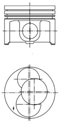 Kolbenschmidt 40093720 Поршень двигуна