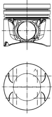 Kolbenschmidt 40262600 Поршень Renault Trafic 2.0DCI 06- (84.00mm/STD)