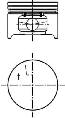 Kolbenschmidt 40277610 Поршень,комплект RENAULT/DACIA Logan,Sandero 1,4i-