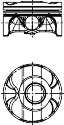 Kolbenschmidt 40420600 Поршень двигуна BMW 84,00  N43 B20 A