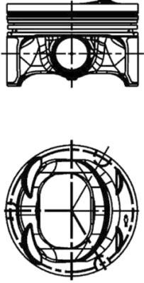 Kolbenschmidt 40477600 Поршень 76,51 мм