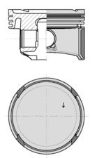 Kolbenschmidt 40795610 Поршень двигуна VAG 1.2