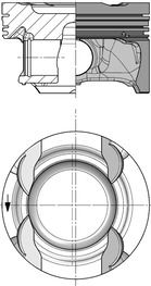 Kolbenschmidt 40853600 Поршень двигуна MERCEDES BENZ 83,00 M270