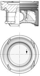 Kolbenschmidt 40862600 Поршень двигуна MB 83,00 M274