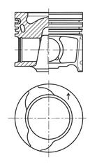Kolbenschmidt 41097600 Поршень двигуна