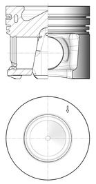 Kolbenschmidt 41268600 Поршень двигуна BMW N57 84,00