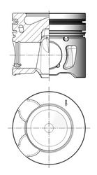 Kolbenschmidt 41704610 Поршень двигуна CITROEN / JAGUAR / LAND ROVER / PEUGEOT 85,60 2.2 HDi 200