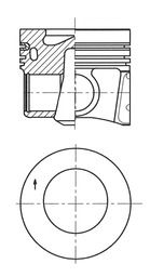 Kolbenschmidt 41708610 Поршень двигуна VAG 1.6TDI 79,75