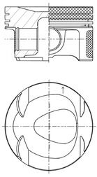Kolbenschmidt 41726600 Поршень двигуна  MB  M271 82,00